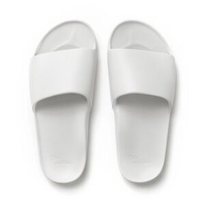 Archies Arch Support Slides White Mens US 9 Womens US 10 Orthopedic Recovery NEW